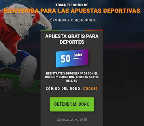 Monto máximo del bono y apuesta mínima permitida